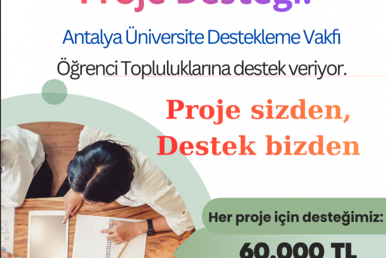 Öğrenci Toplulukları Proje Destekleri Başlıyor